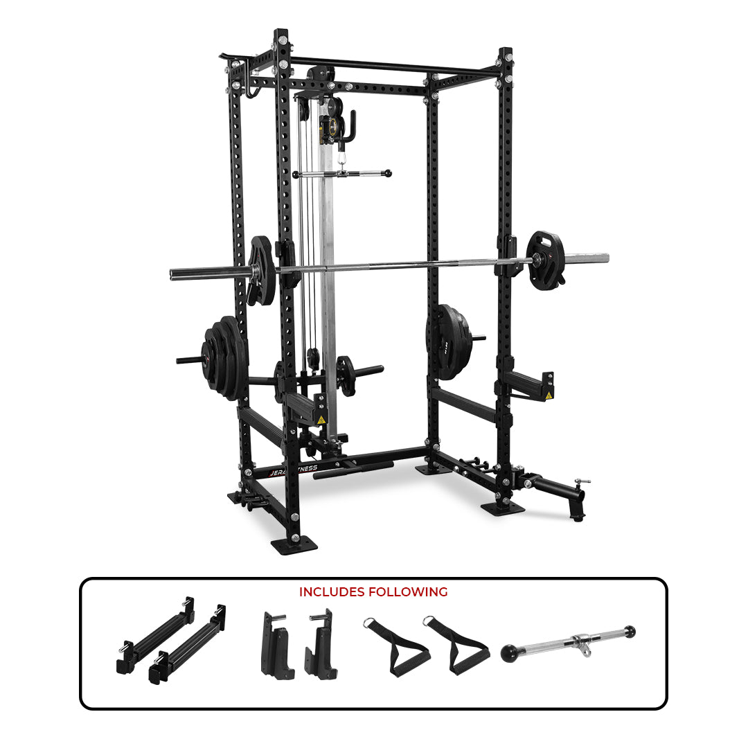 GYM BOX WITH HIGH LOW PULLEY PLATE LOADED – JERAI FITNESS