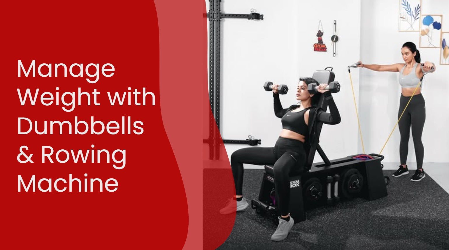 How to Lose Weight with Dumbbells and a Rowing Machine