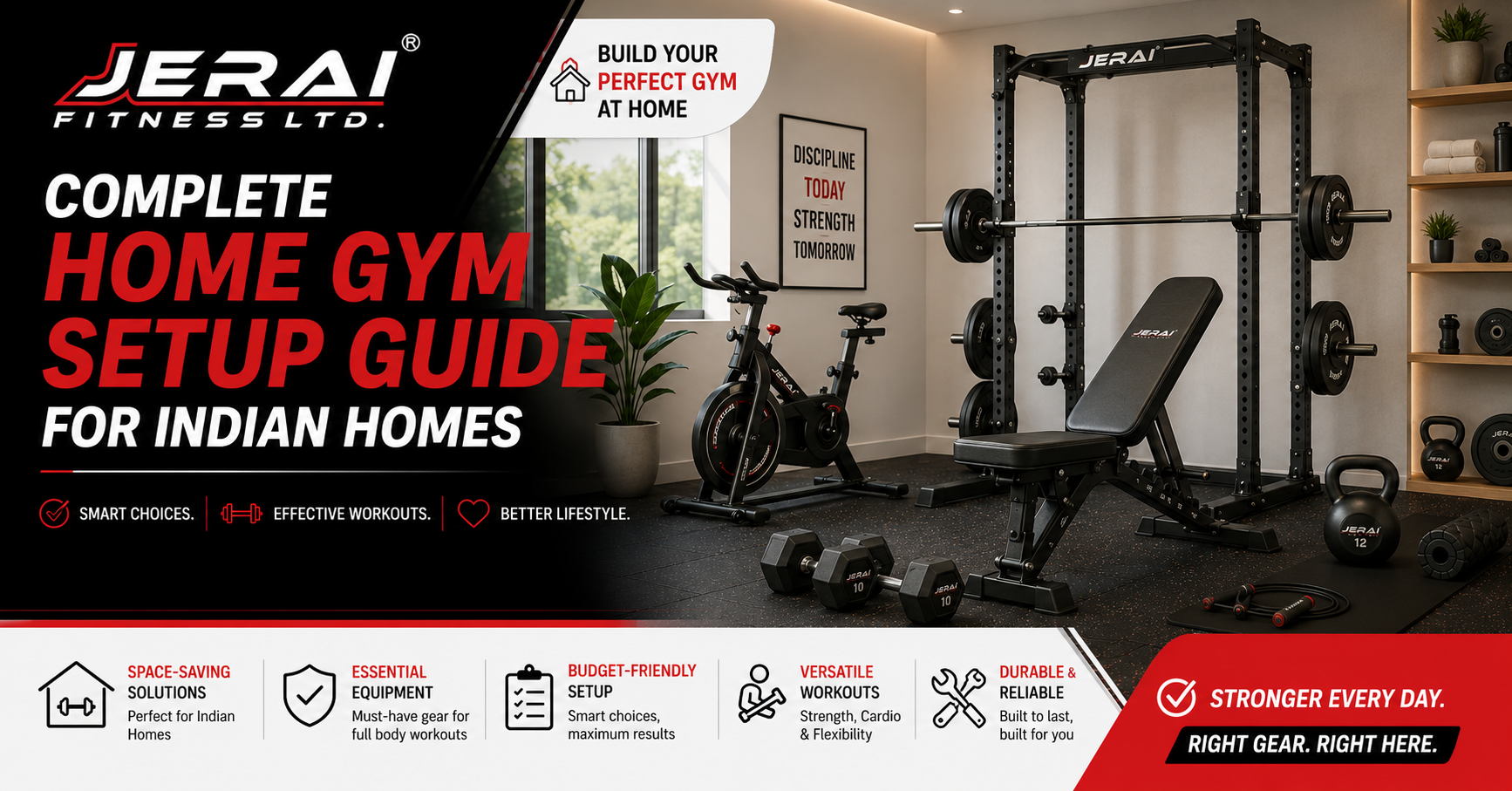 Complete Home Gym Setup Guide for Indian Homes (2026 Edition)