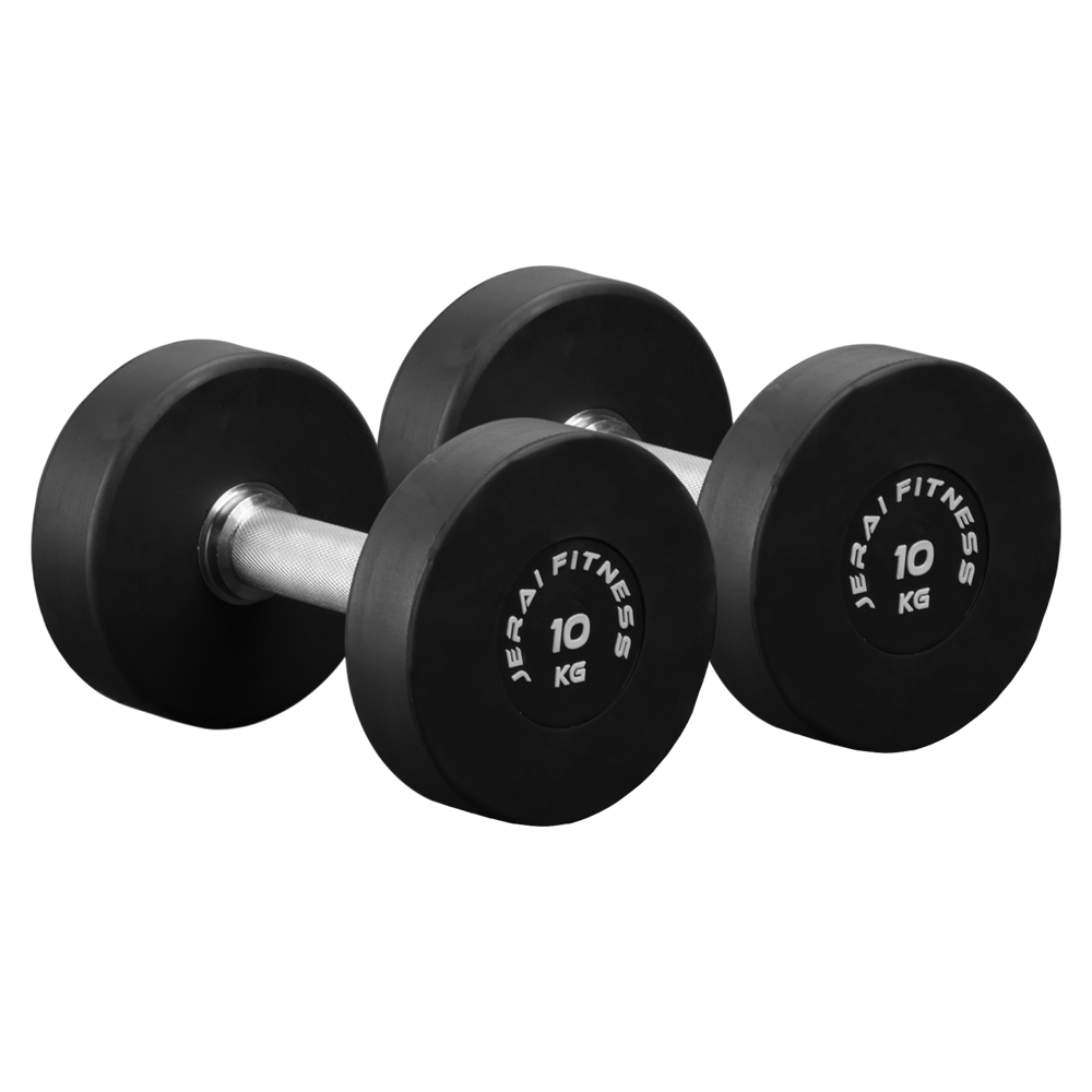 SOLID RUBBERIZED DUMBBELLS