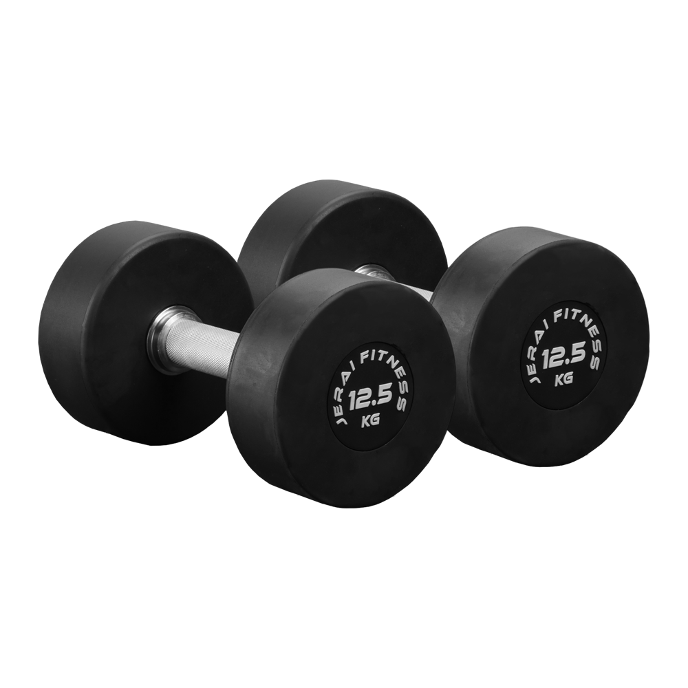SOLID RUBBERIZED DUMBBELLS