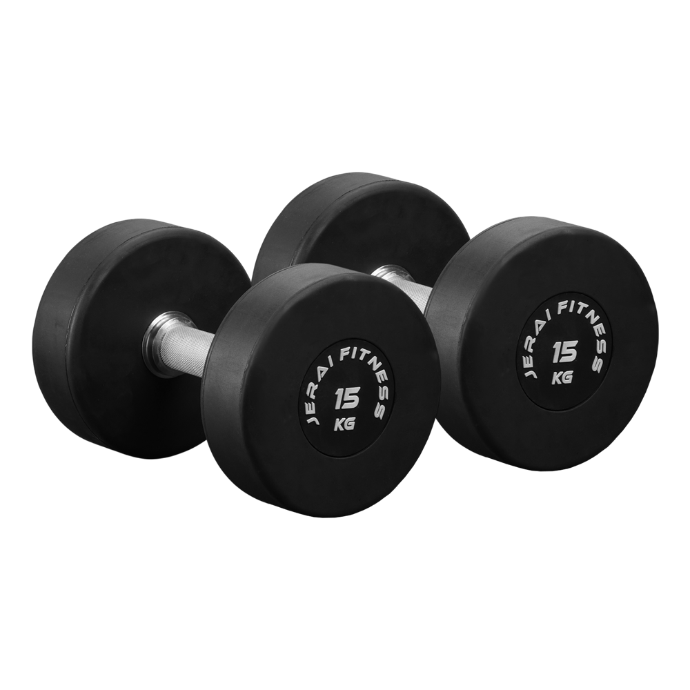 SOLID RUBBERIZED DUMBBELLS