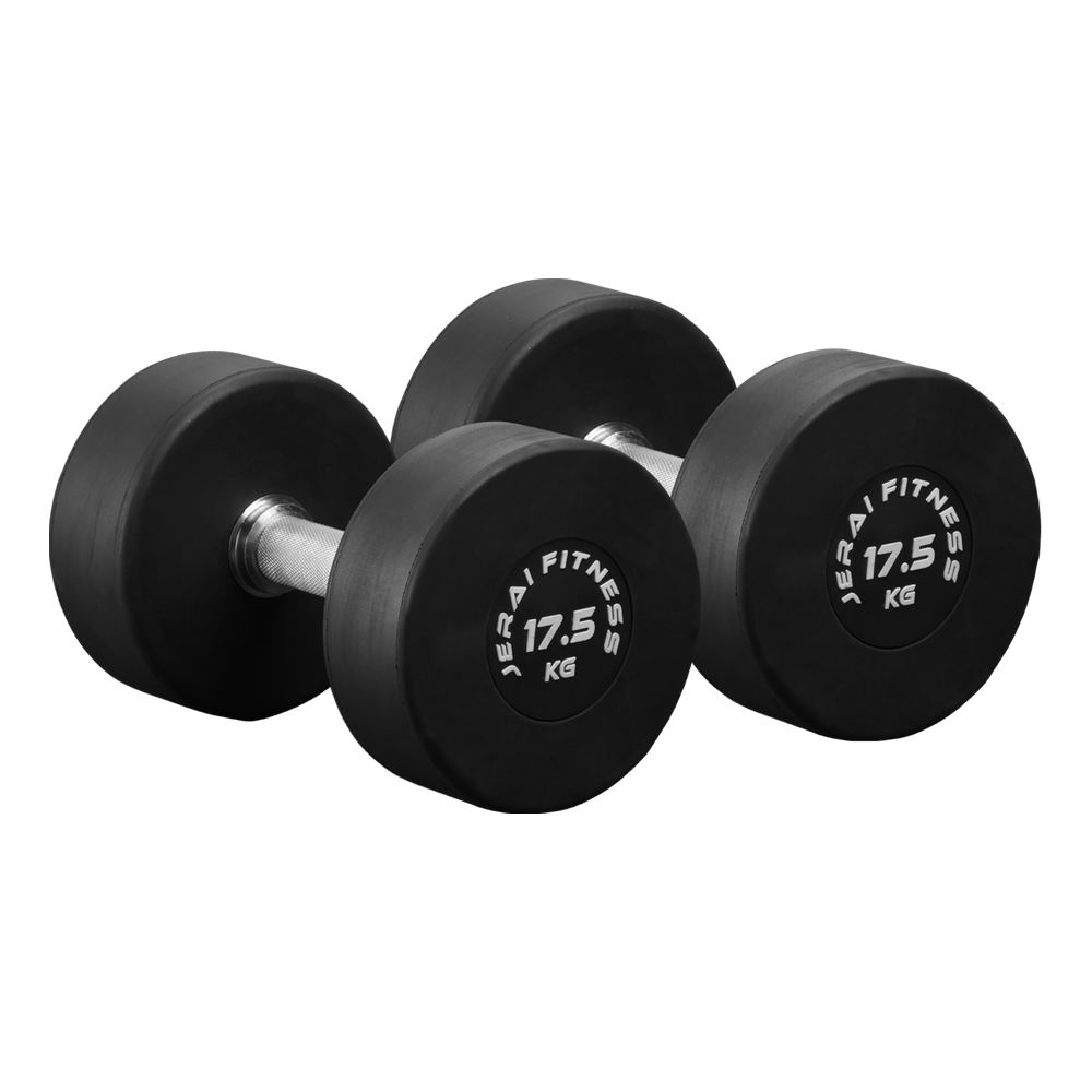 SOLID RUBBERIZED DUMBBELLS