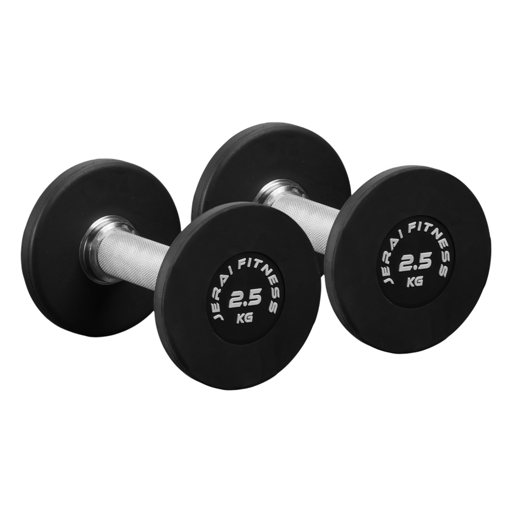 SOLID RUBBERIZED DUMBBELLS