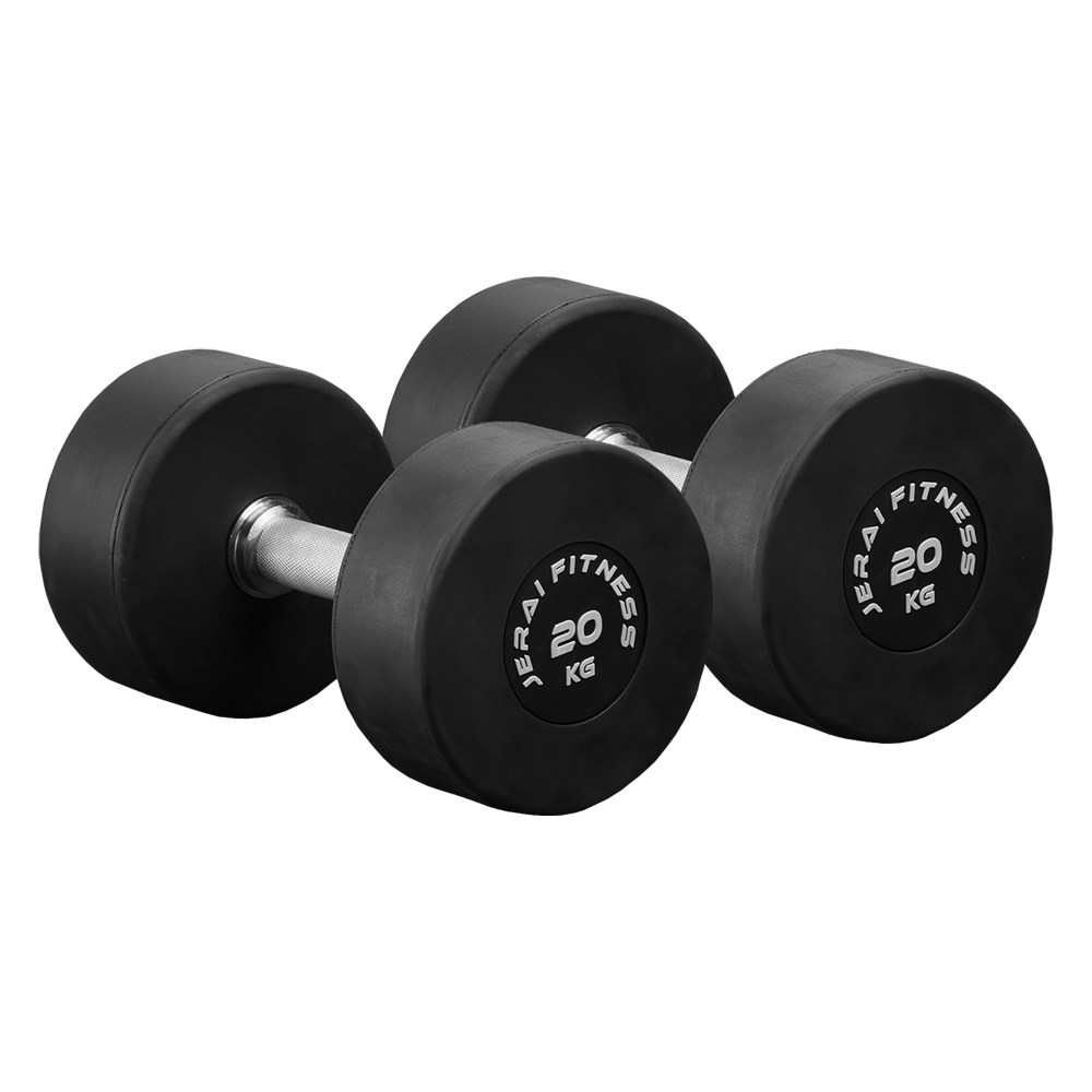 SOLID RUBBERIZED DUMBBELLS
