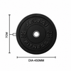 BLACK BUMPER PLATES SET