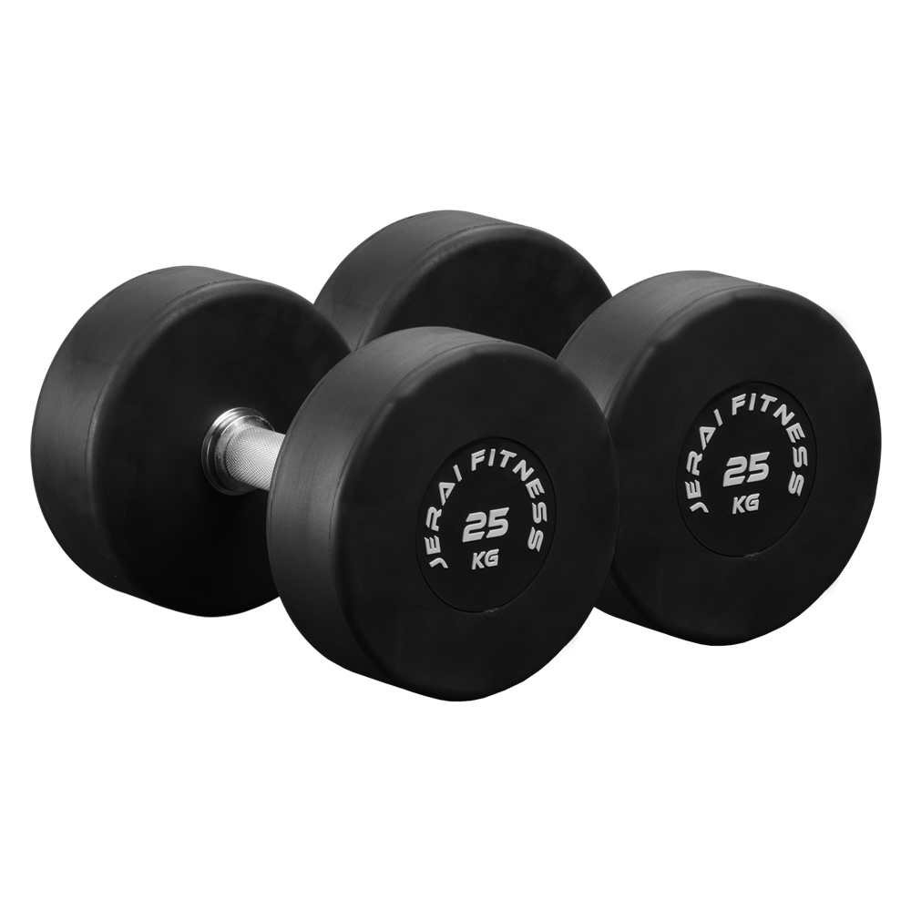 SOLID RUBBERIZED DUMBBELLS
