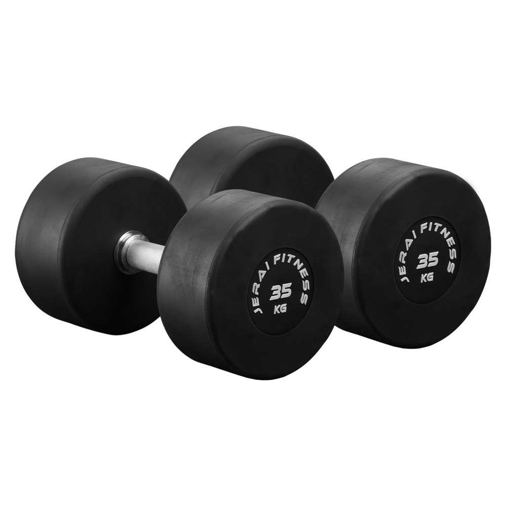 SOLID RUBBERIZED DUMBBELLS
