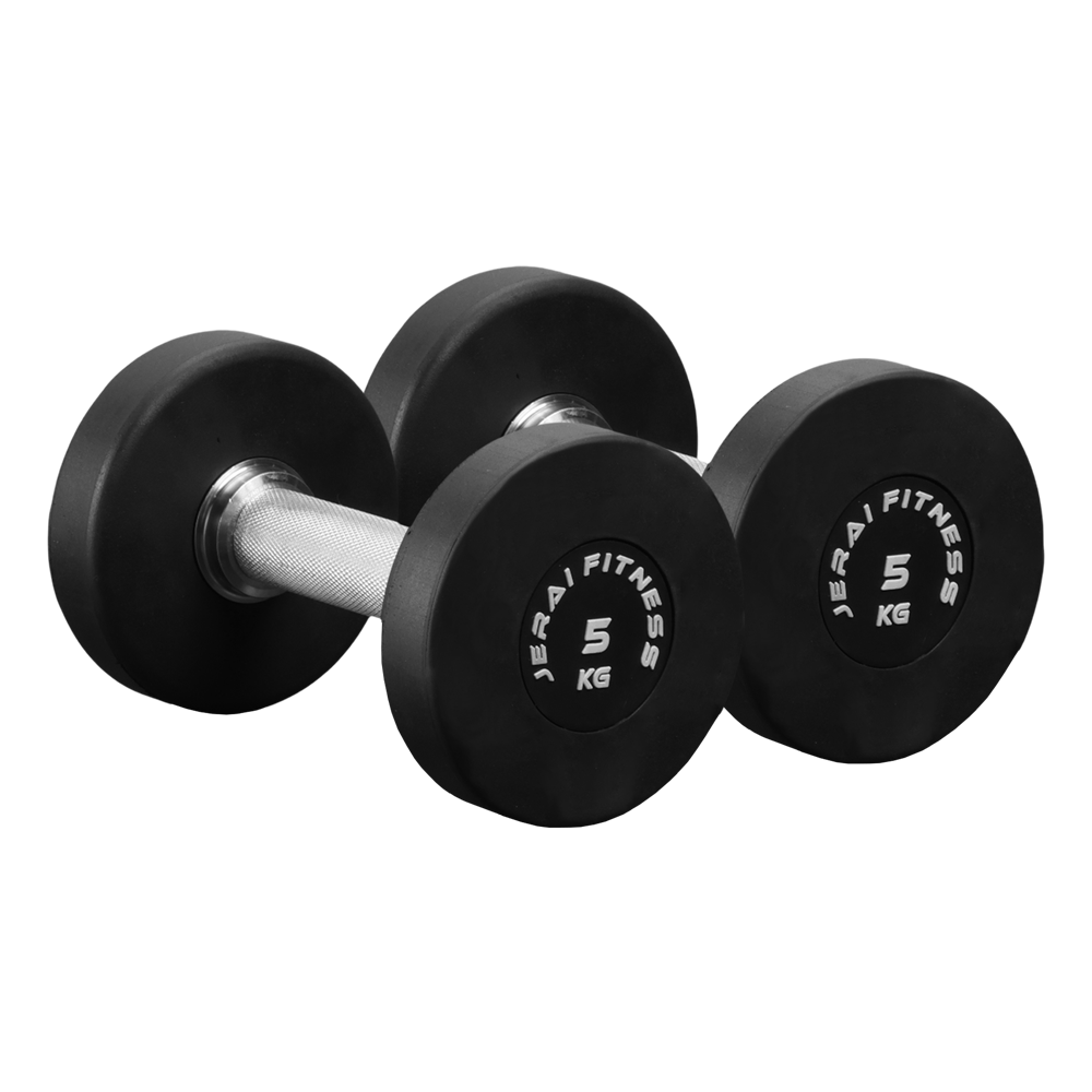 SOLID RUBBERIZED DUMBBELLS
