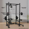 GYM BOX WITH HIGH LOW PULLEY - PLATE LOADED