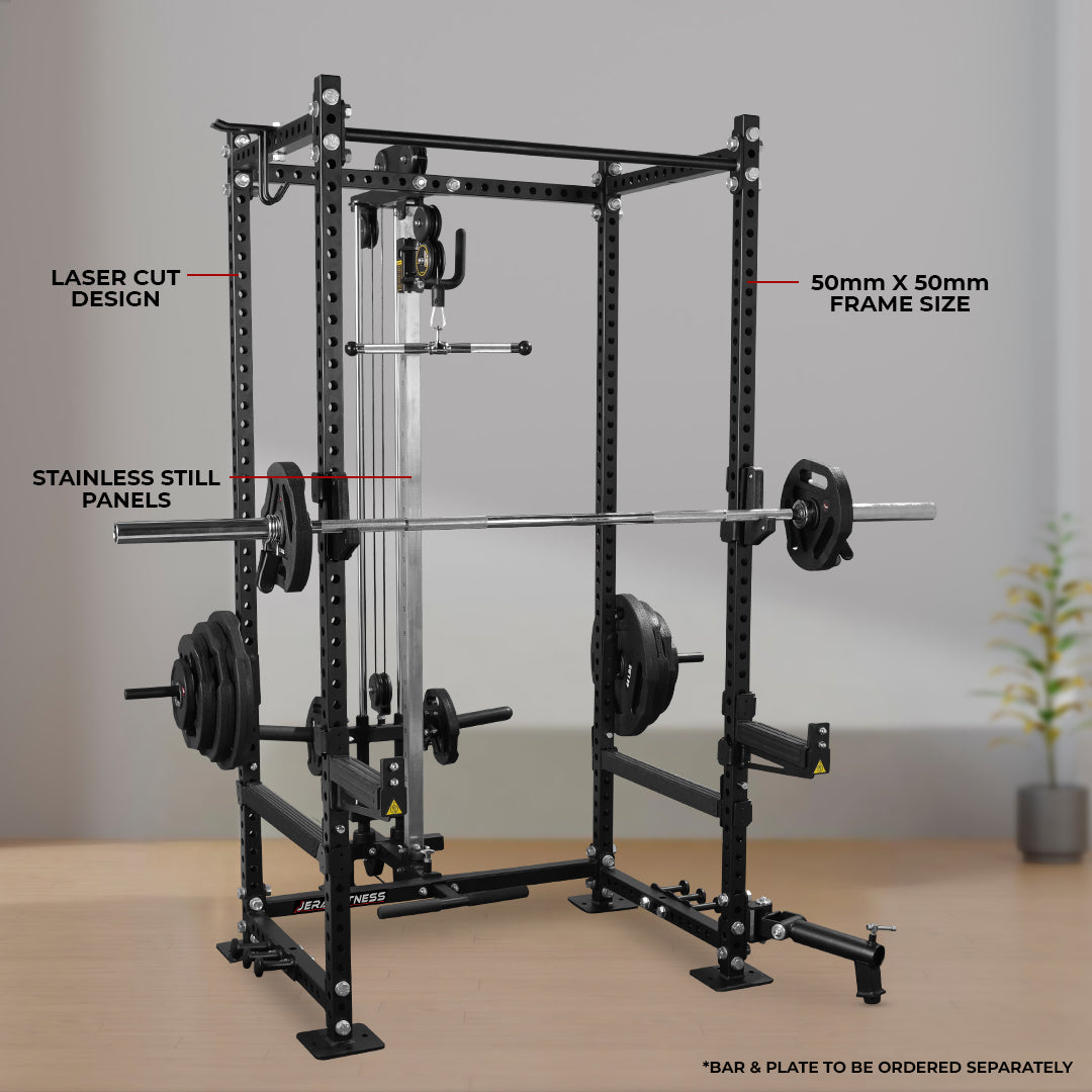 GYM BOX WITH HIGH LOW PULLEY - PLATE LOADED