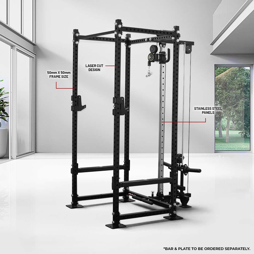 GYM BOX WITH HIGH LOW PULLEY - PLATE LOADED