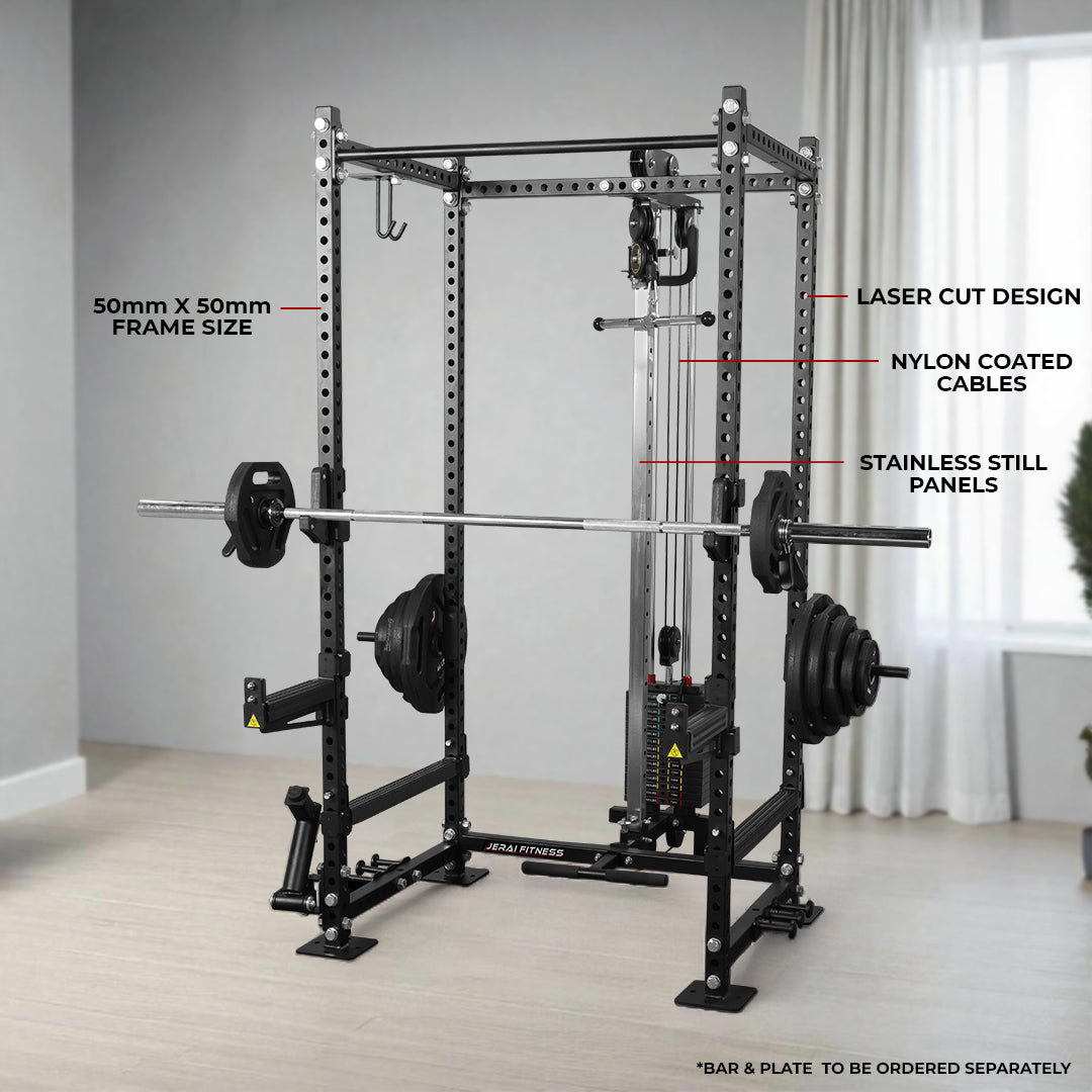GYM BOX WITH HIGH LOW PULLEY - SELECTORIZED