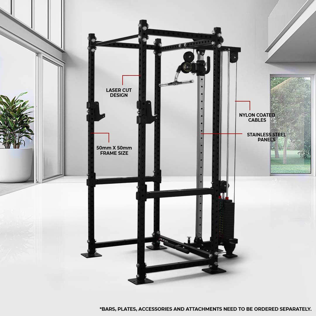 GYM BOX WITH HIGH LOW PULLEY - SELECTORIZED