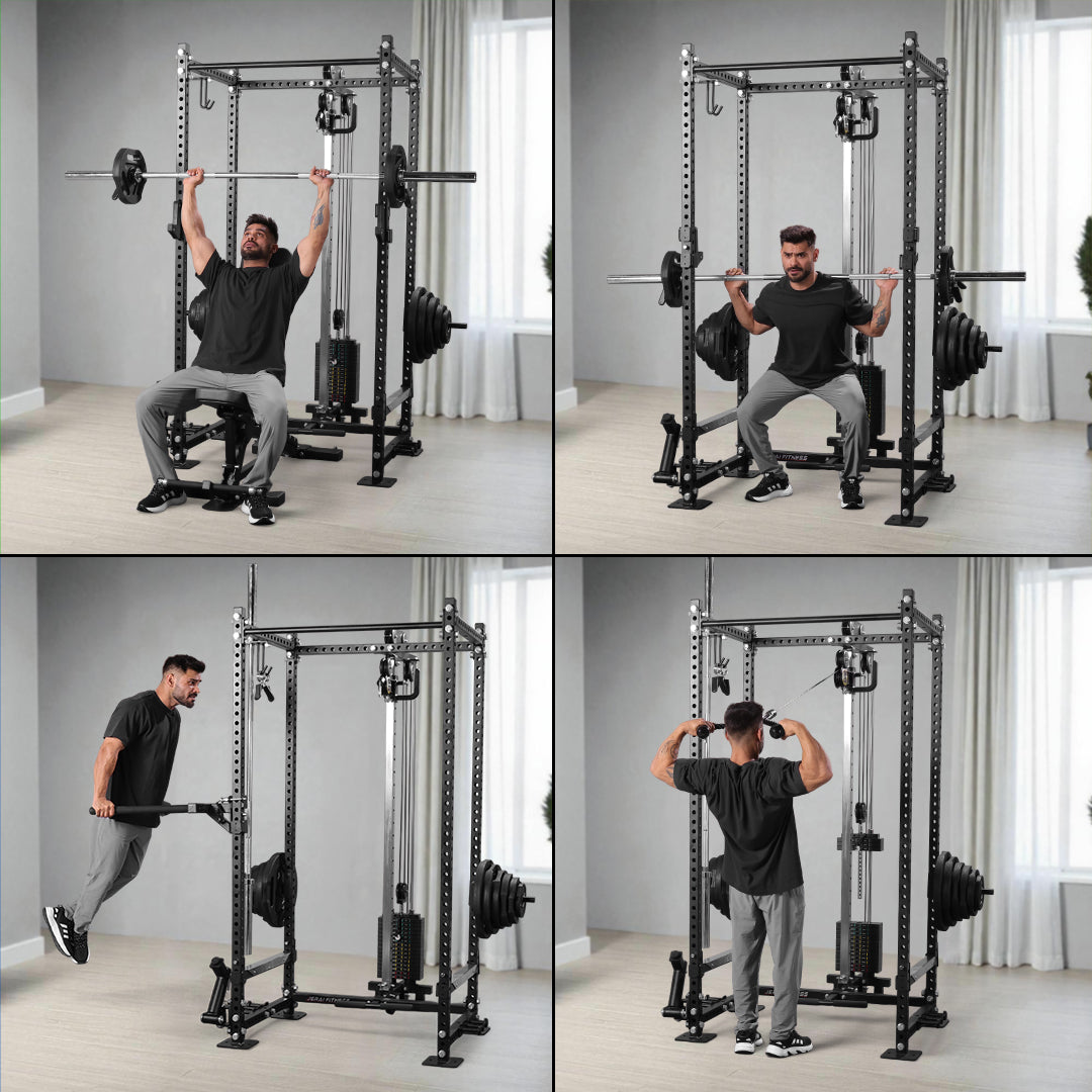 GYM BOX WITH HIGH LOW PULLEY - SELECTORIZED
