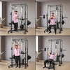 GYM BOX WITH HIGH LOW PULLEY - SELECTORIZED & PLATE LOADED COMBO