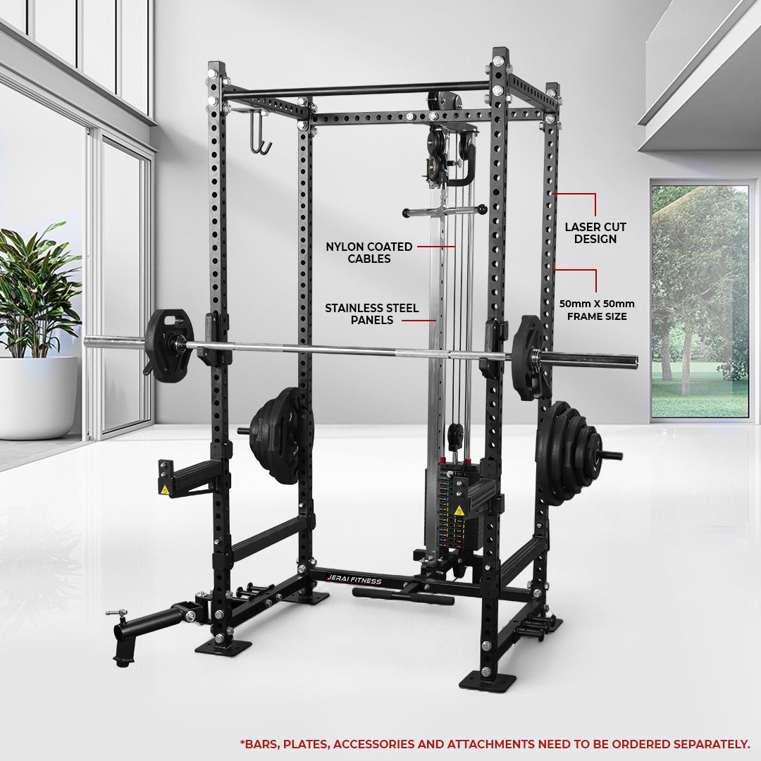 GYM BOX WITH HIGH LOW PULLEY - SELECTORIZED