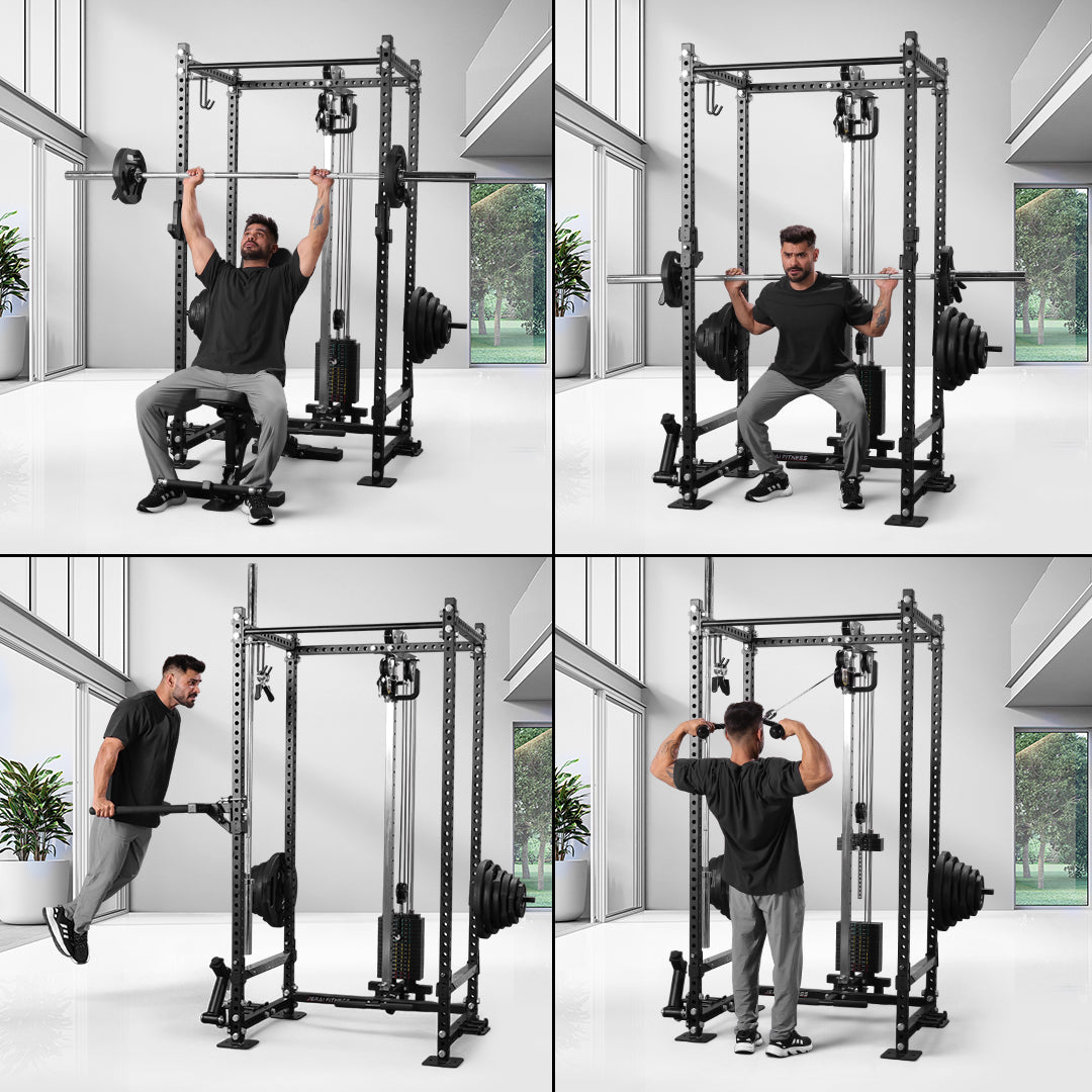 GYM BOX WITH HIGH LOW PULLEY - SELECTORIZED