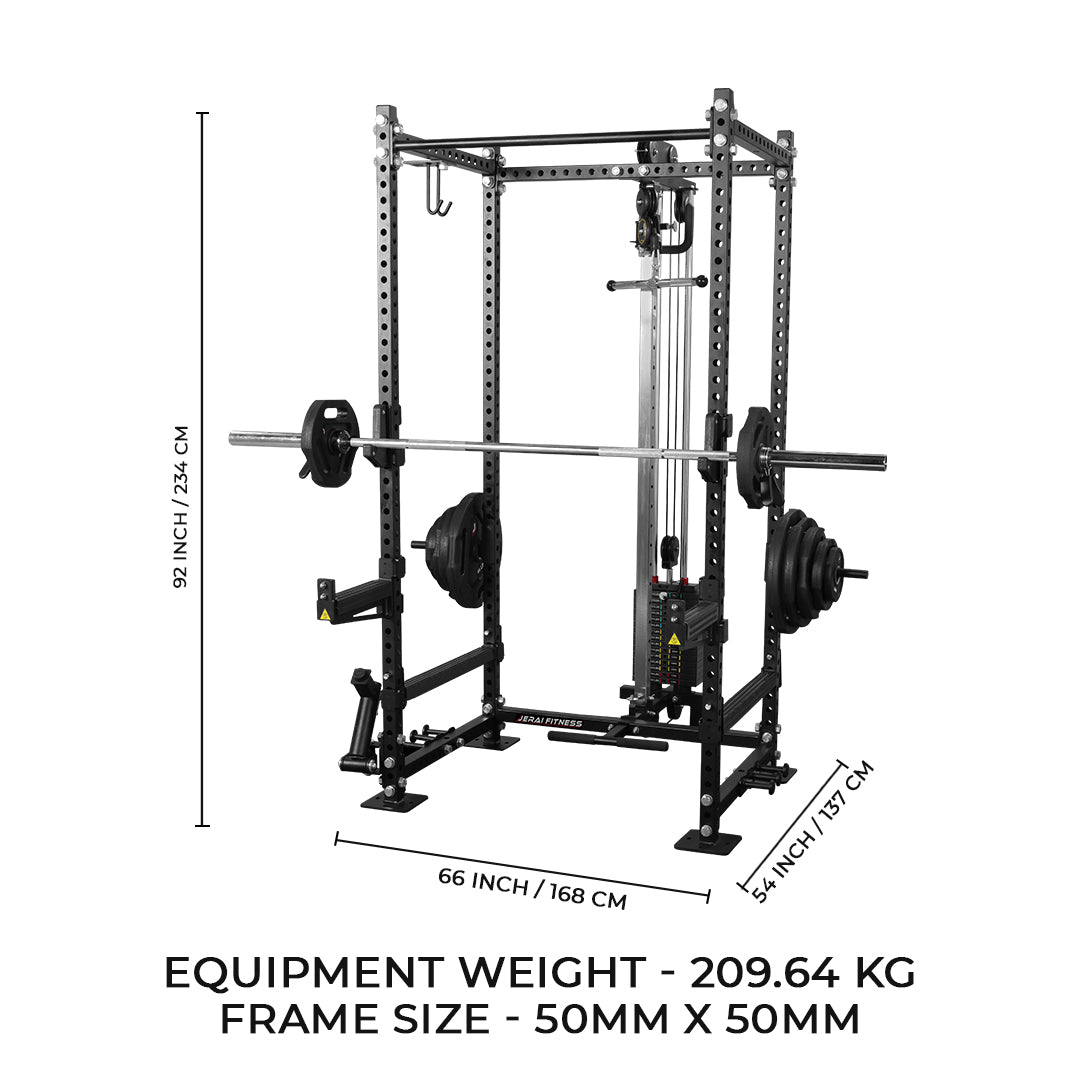 GYM BOX WITH HIGH LOW PULLEY - SELECTORIZED