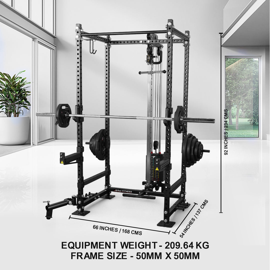 GYM BOX WITH HIGH LOW PULLEY - SELECTORIZED