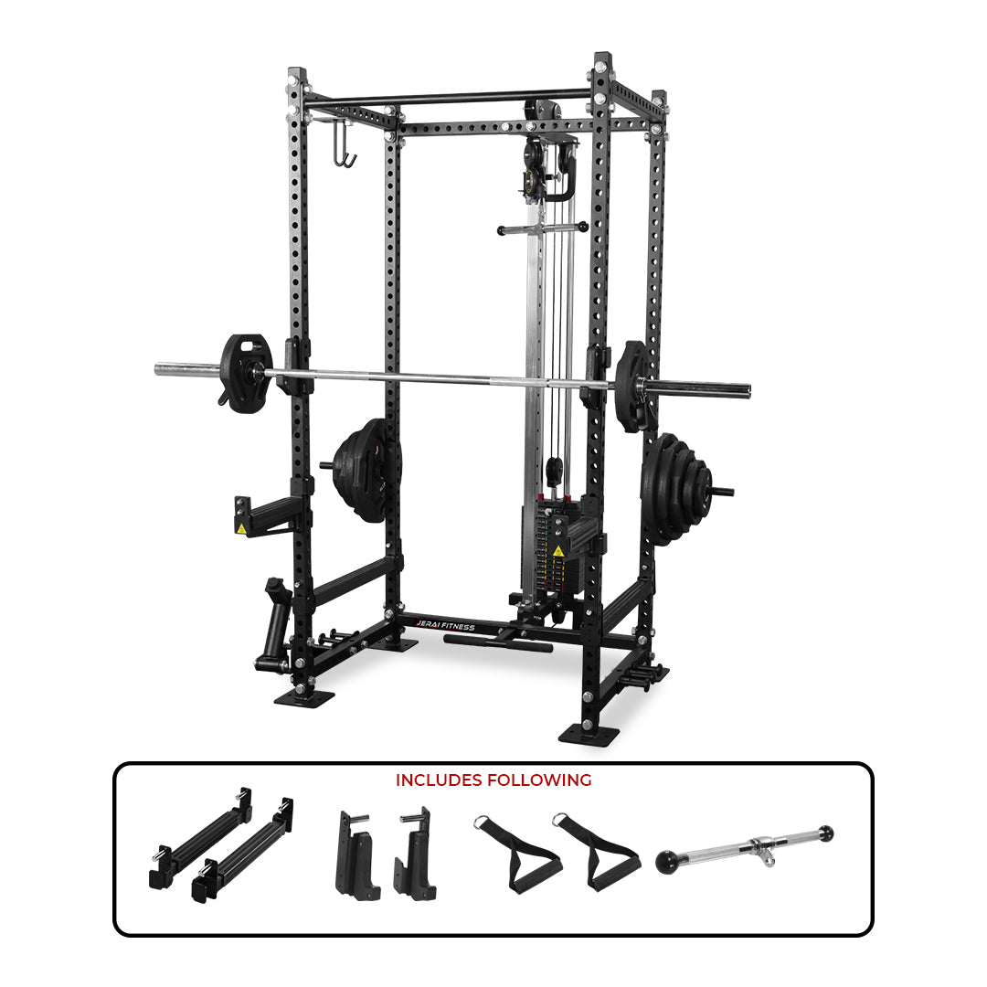 GYM BOX WITH HIGH LOW PULLEY - SELECTORIZED