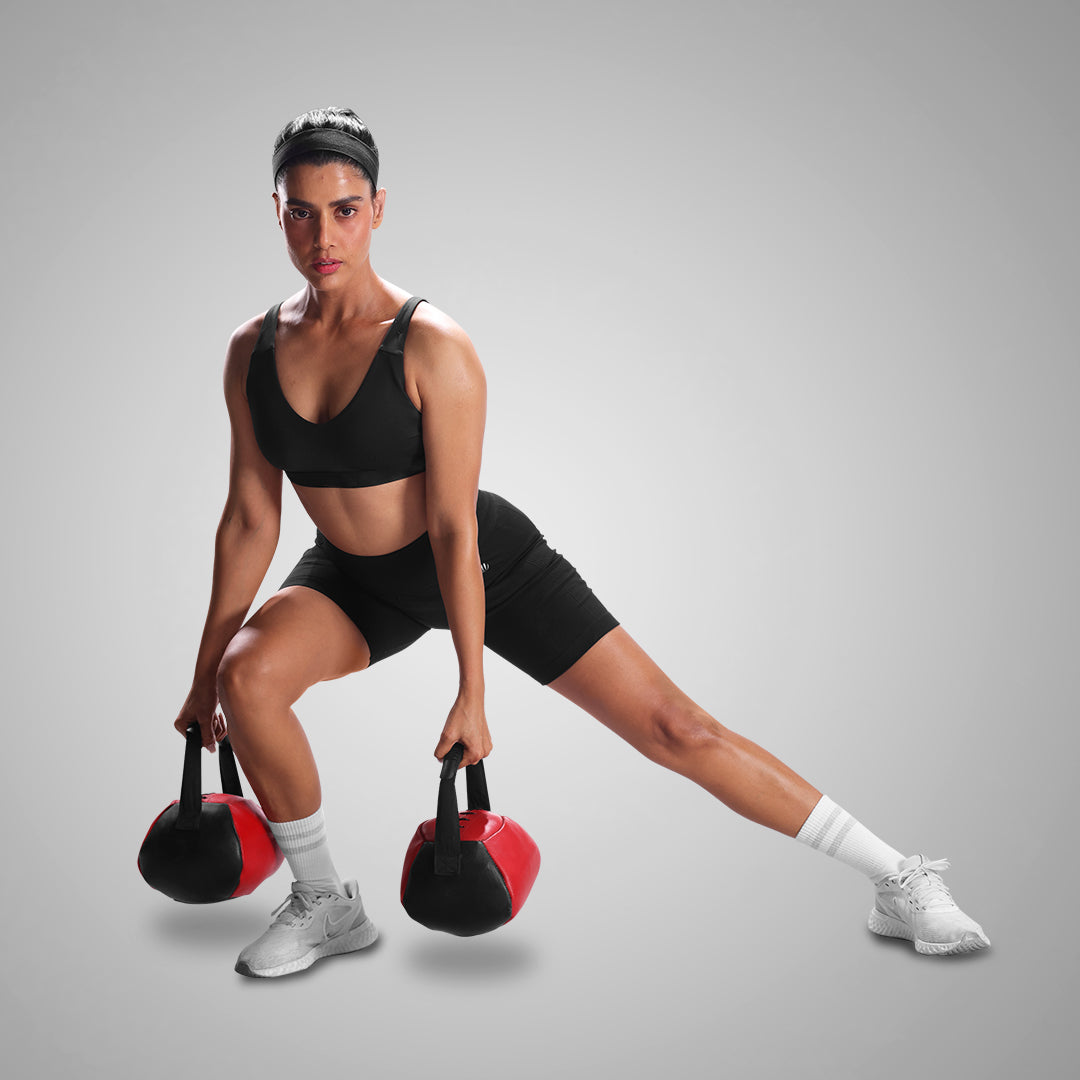 LEATHER KETTLEBELL SET