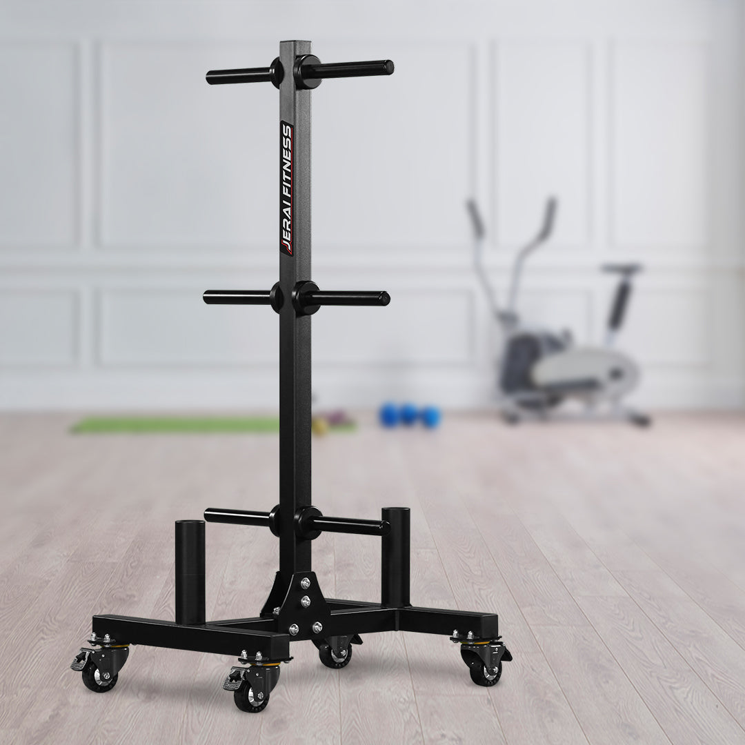VERTICAL PLATE & BAR RACK – JERAI FITNESS
