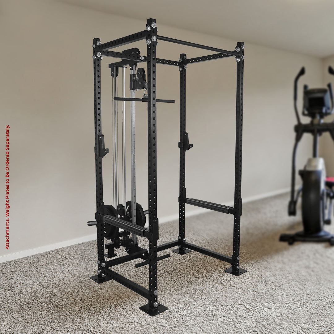 GYM BOX WITH HIGH LOW PULLEY - PLATE LOADED