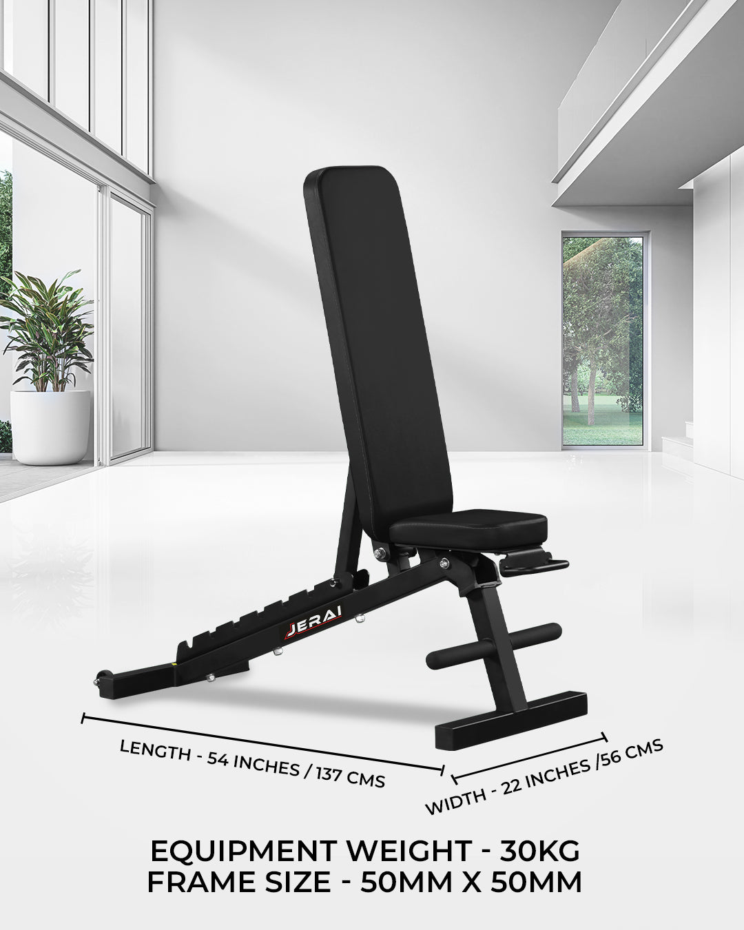 Jerai MULTI PURPOSE FOLDABLE SUPER BENCH – close-up / angled view