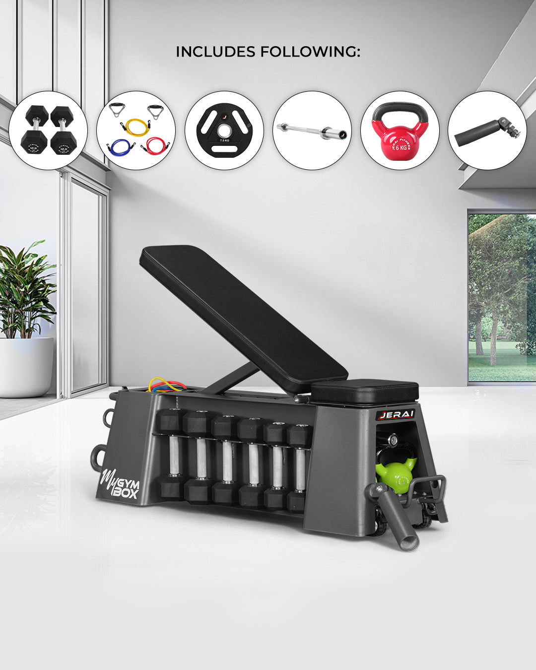 Jerai MY GYM BOX – close-up / angled view