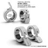 Jerai OLYMPIC BARBELL PLASTIC LOCK – side view