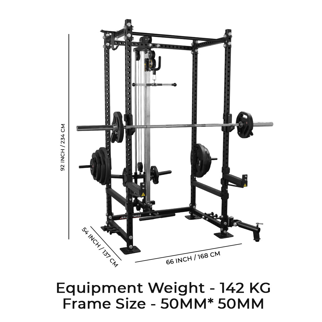 GYM BOX WITH HIGH LOW PULLEY - PLATE LOADED