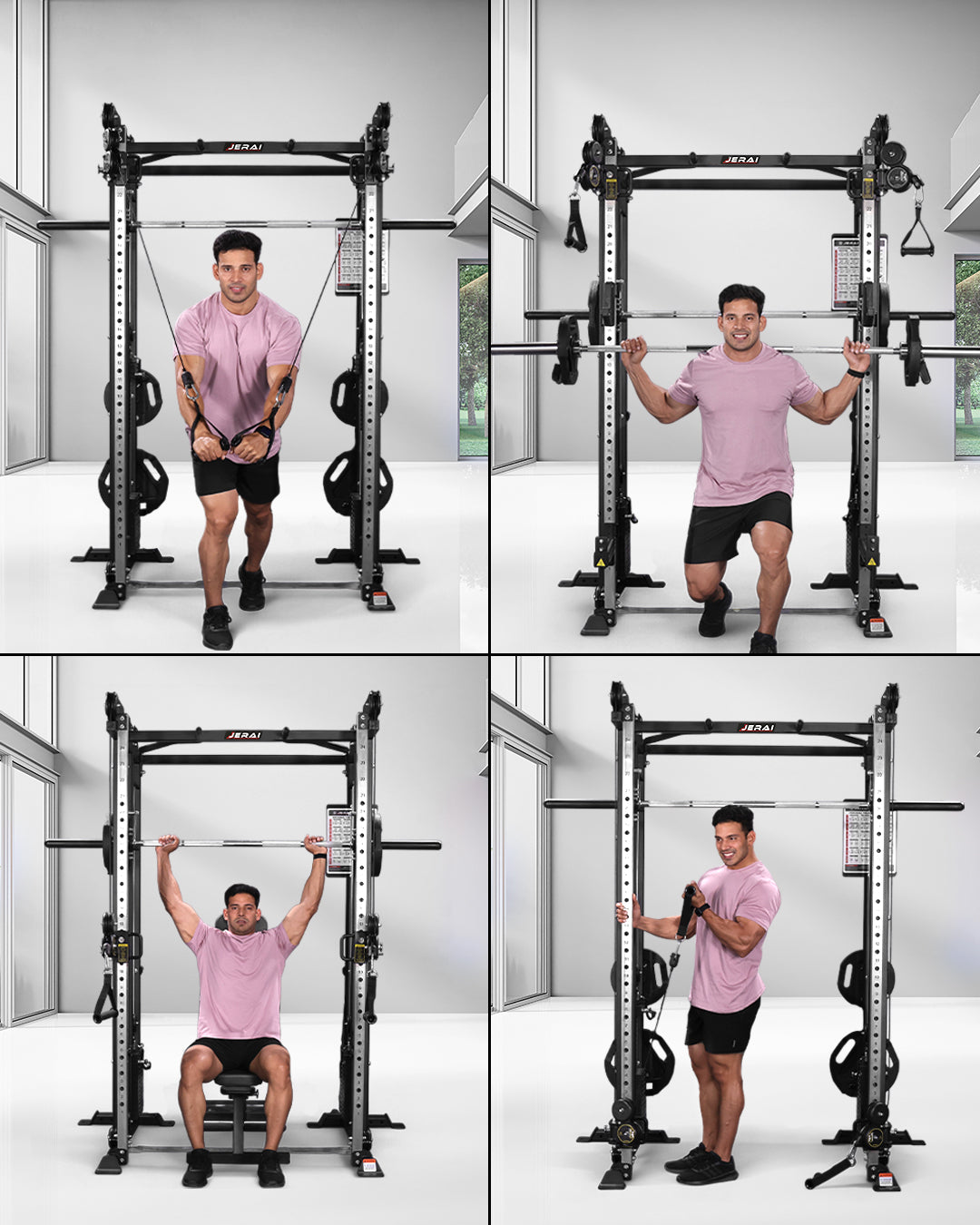 Jerai PERSONAL TRAINING STATION 50 – dimensions and specifications infographic