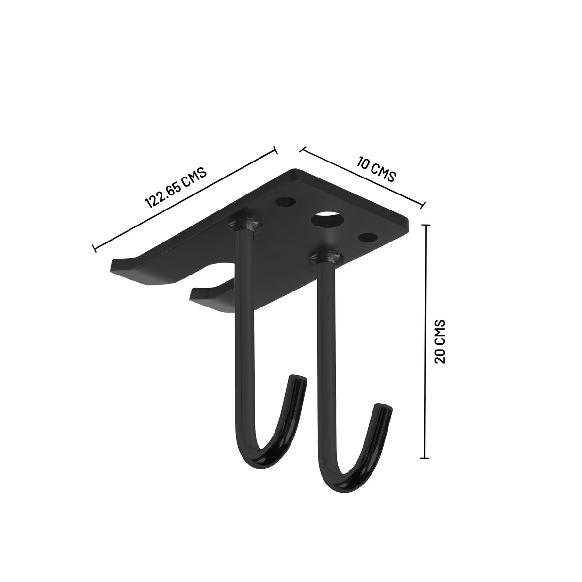 Jerai SINGLE BAR HOOK – dimensions and specifications infographic
