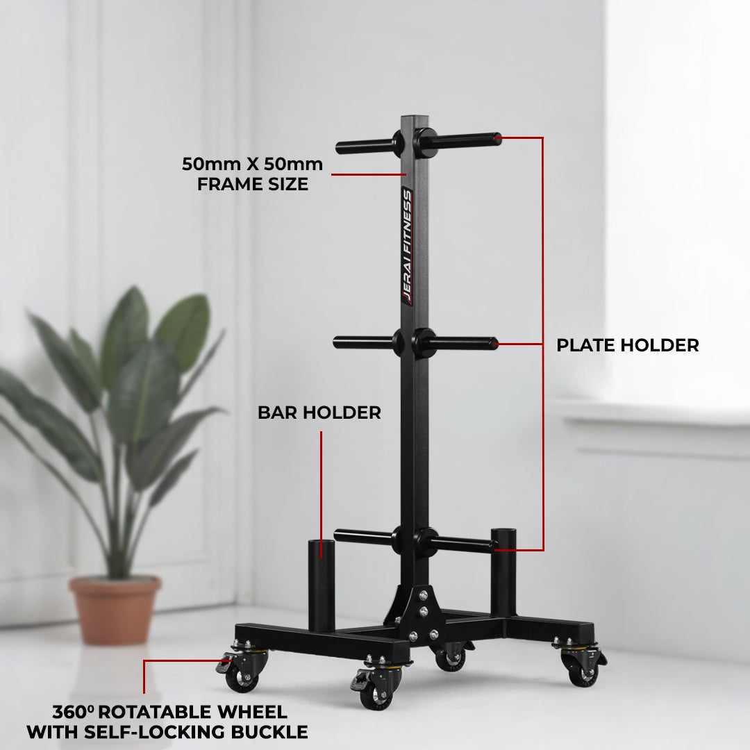 VERTICAL PLATE & BAR RACK