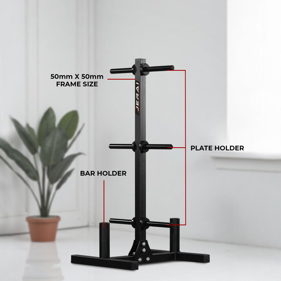 VERTICAL PLATE & BAR RACK