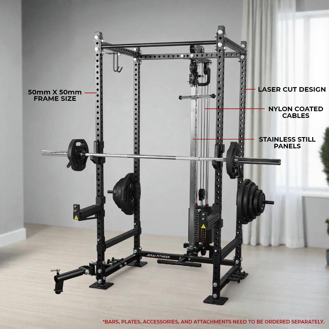 Jerai Gym Gym Setup For Sale GYM BOX WITH HIGH LOW PULLEY
