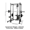 GYM BOX WITH HIGH LOW PULLEY - SELECTORIZED & PLATE LOADED COMBO